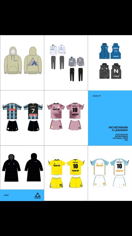 incheon_nam_u15 게시물 이미지: ICN u15 × LEADRAW
2026년 시즌은 리드로와 함께합니다.
리드로와...