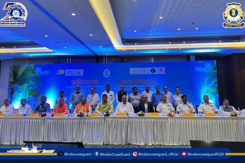 indiancoastguard_official 게시물 이미지: Parliamentary Committee on Government...