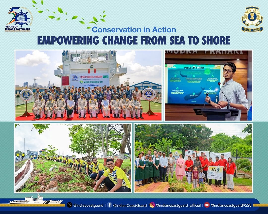 indiancoastguard_official 게시물 이미지: On 05 Jun 26, #WorldEnvironmentDay, Indian...