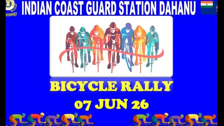 indiancoastguard_official 게시물 이미지: Pedaling towards a healthier, greener...