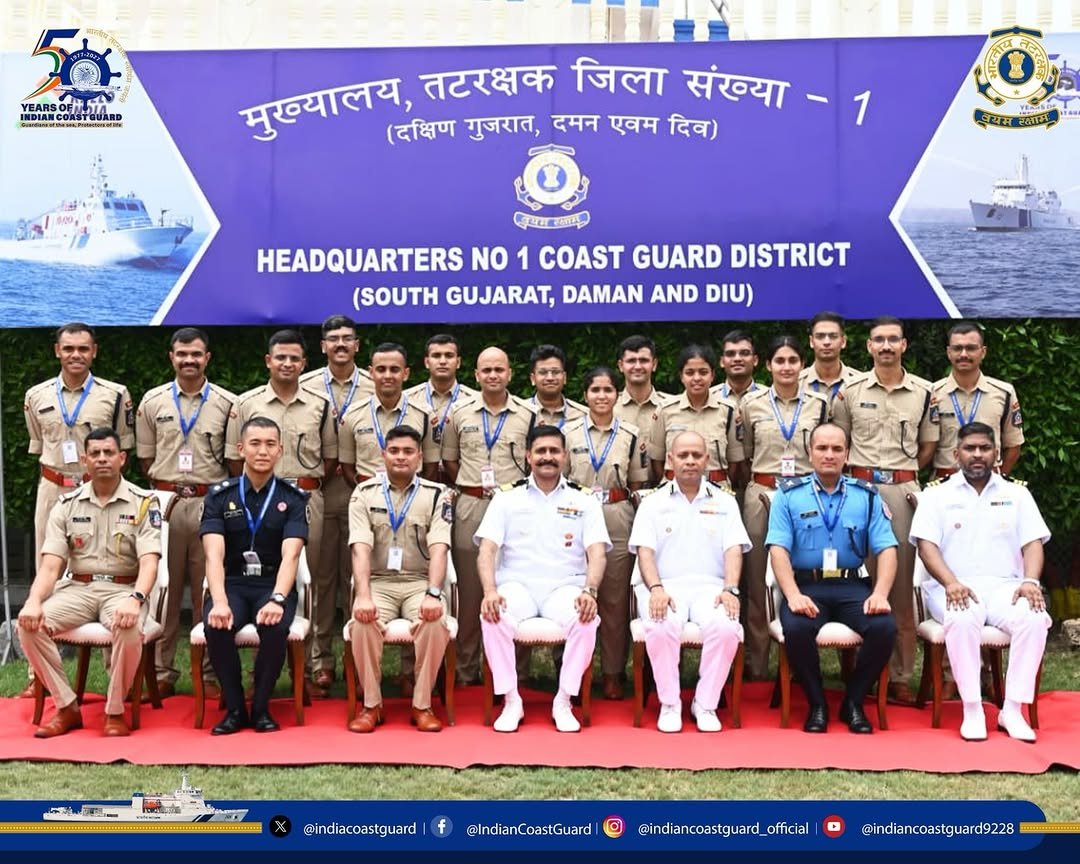 indiancoastguard_official 게시물 이미지: Indian Coast Guard District Headquarters No. 1...