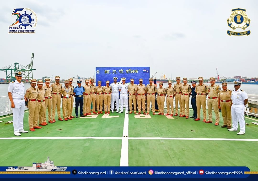 indiancoastguard_official 게시물 이미지: Indian Coast Guard hosted 21 IPS Officers of...