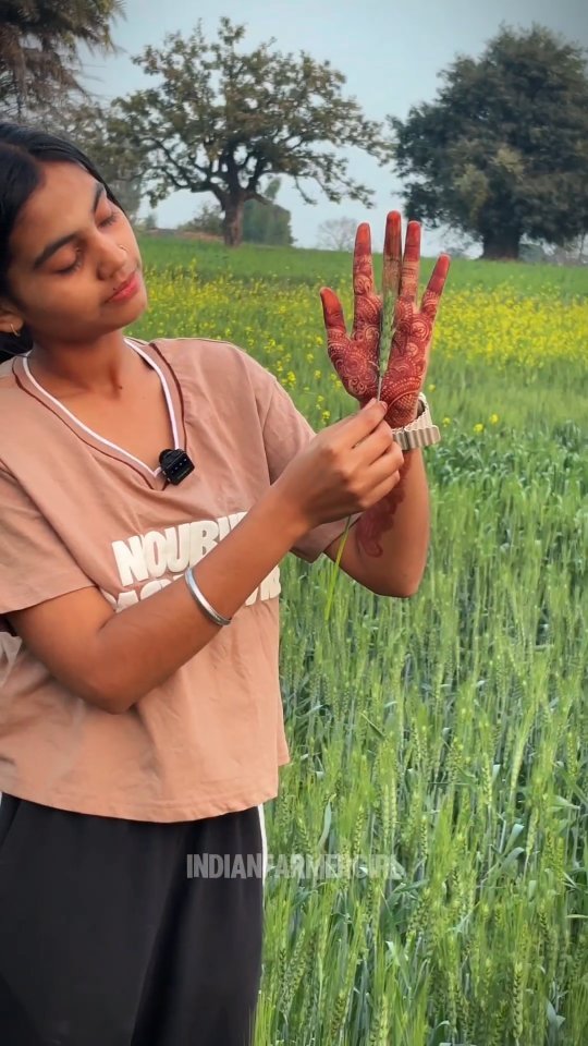 indianfarmergirl 게시물 이미지: Follow @indianfarmergirl for daily updates ❤️🌾