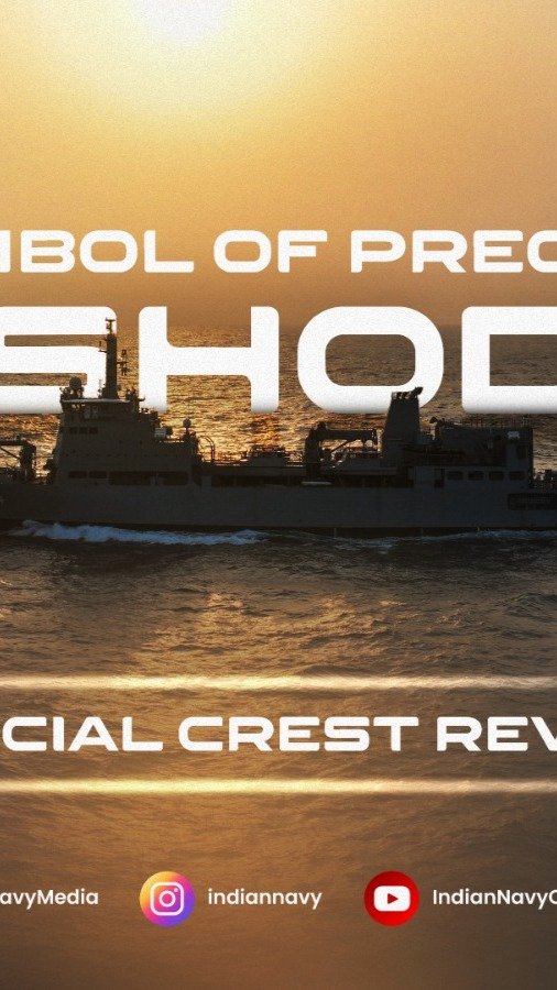 indiannavy 게시물 이미지: We proudly unveil the crest of #Sanshodhak,...