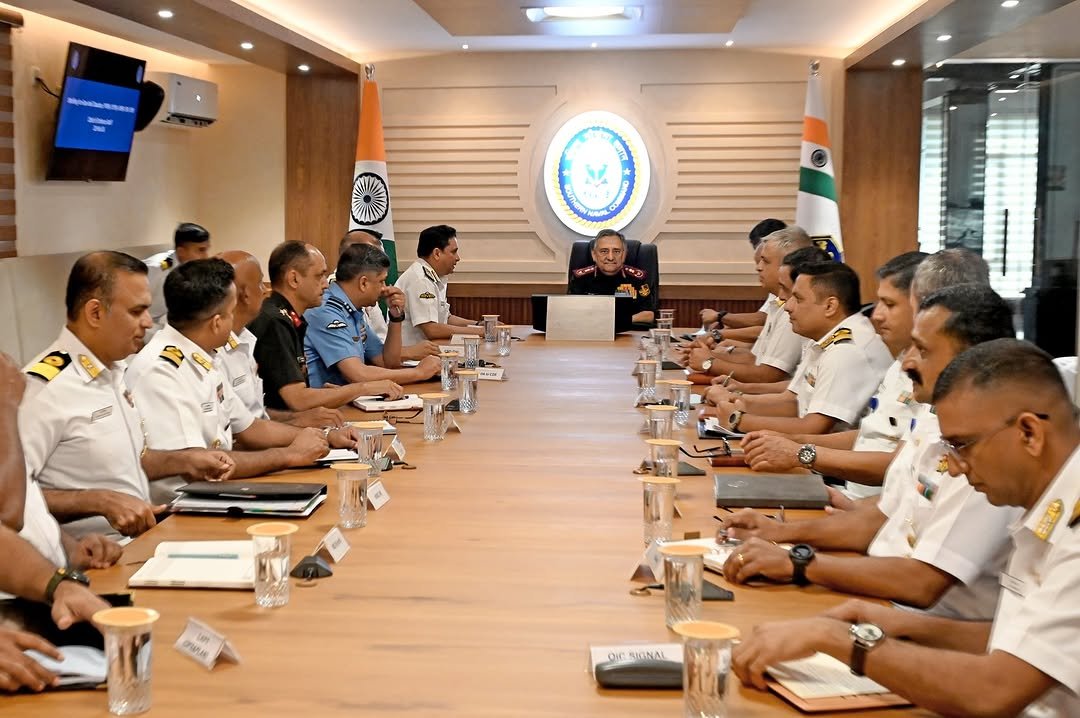 Photo shared by HQ IDS India Official Account on February 28, 2026 tagging @pibindia, @airnewsalerts, @indianairforce, @ptinews_multimedia, @indianarmy.adgpi, @indiannavy, @defenceminindia, @ddnews_official, and @ani_trending. May be an image of one or more people and text.