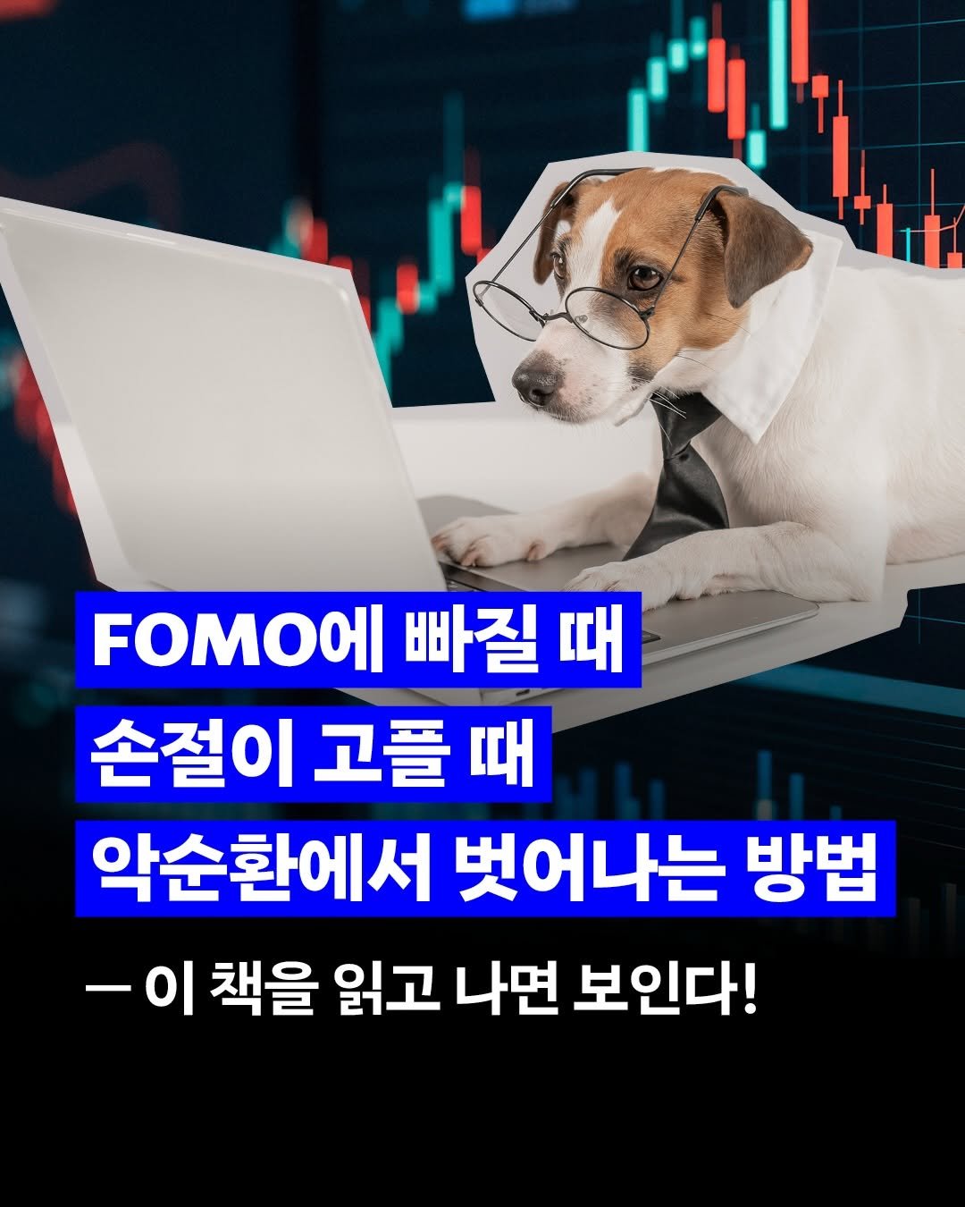 Photo by 인플루엔셜 on April 21, 2026. May be an image of text that says 'FOMO에 빠질 때 손절이 고를 때 악순환에서 벗어나는 방법 -이 -이책을 책을 읽고 나면 보인다!'.