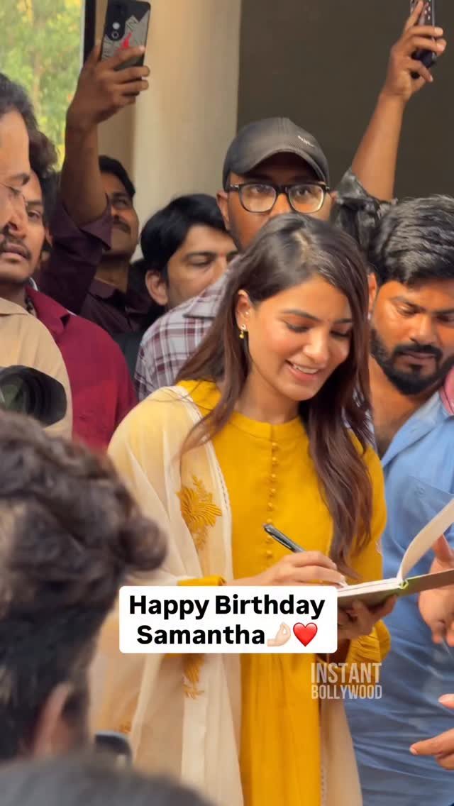 instantbollywood 게시물 이미지: Happy Birthday, Sam 🤭🤌🏻❤️

#samantharuthprabhu...