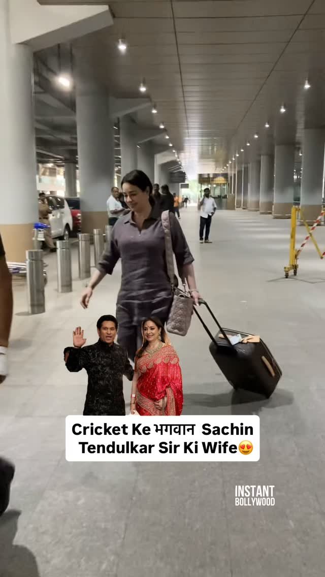 instantbollywood 게시물 이미지: Sachin Tendulkar’s wife, Anjali Tendulkar,...