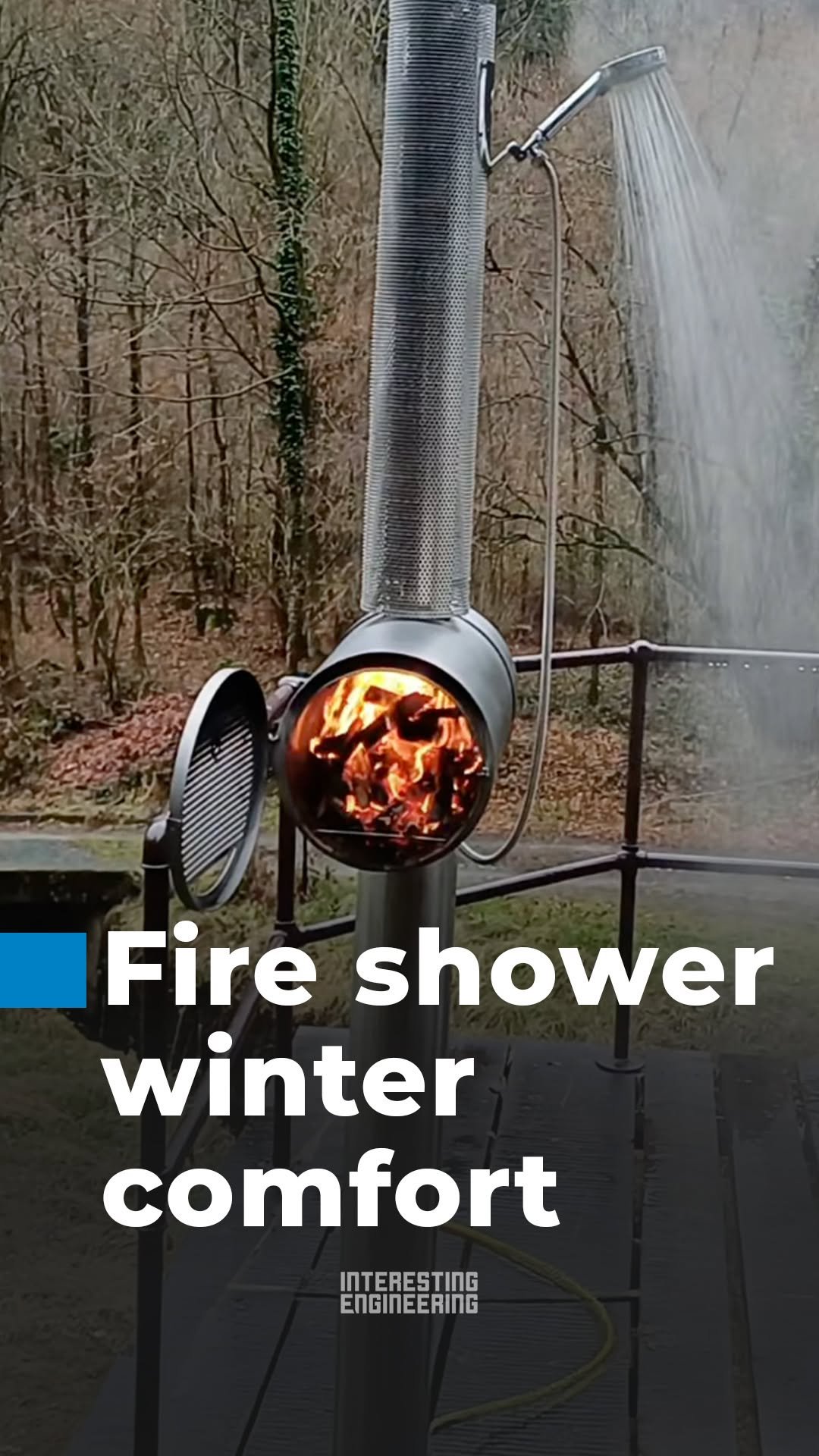 interestingengineering 게시물 이미지: Have you ever seen a fire shower? This unique...
