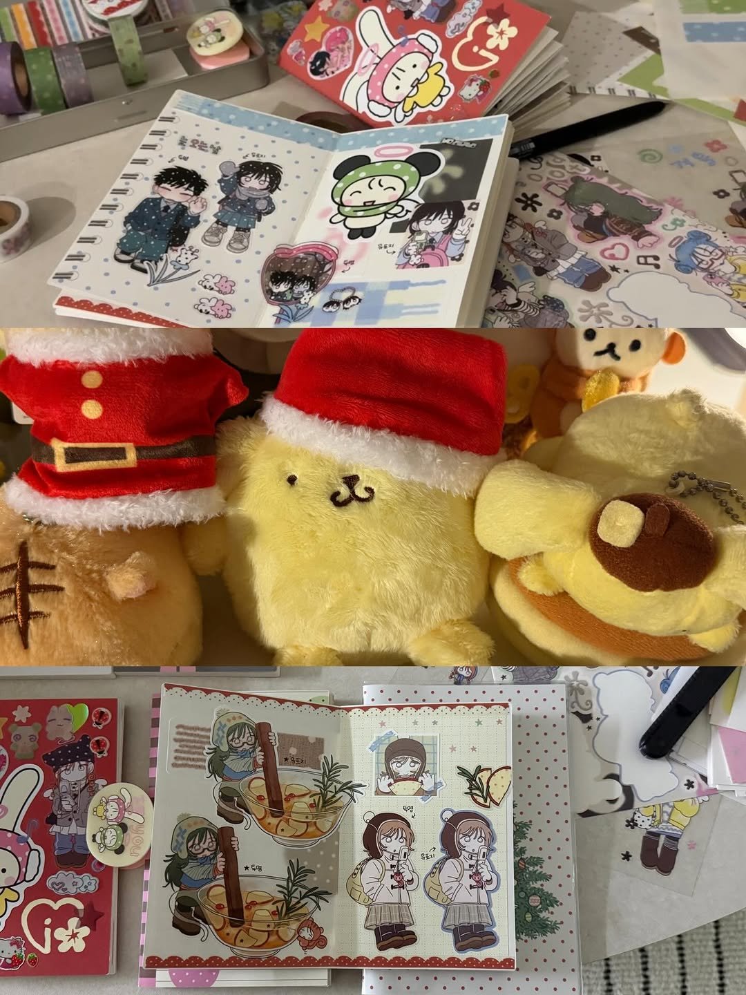 Photo shared by 아이오스튜디오 ◝✩ on November 28, 2025 tagging @io_studio__. May be an image of toy, gingerbread cookie and text.