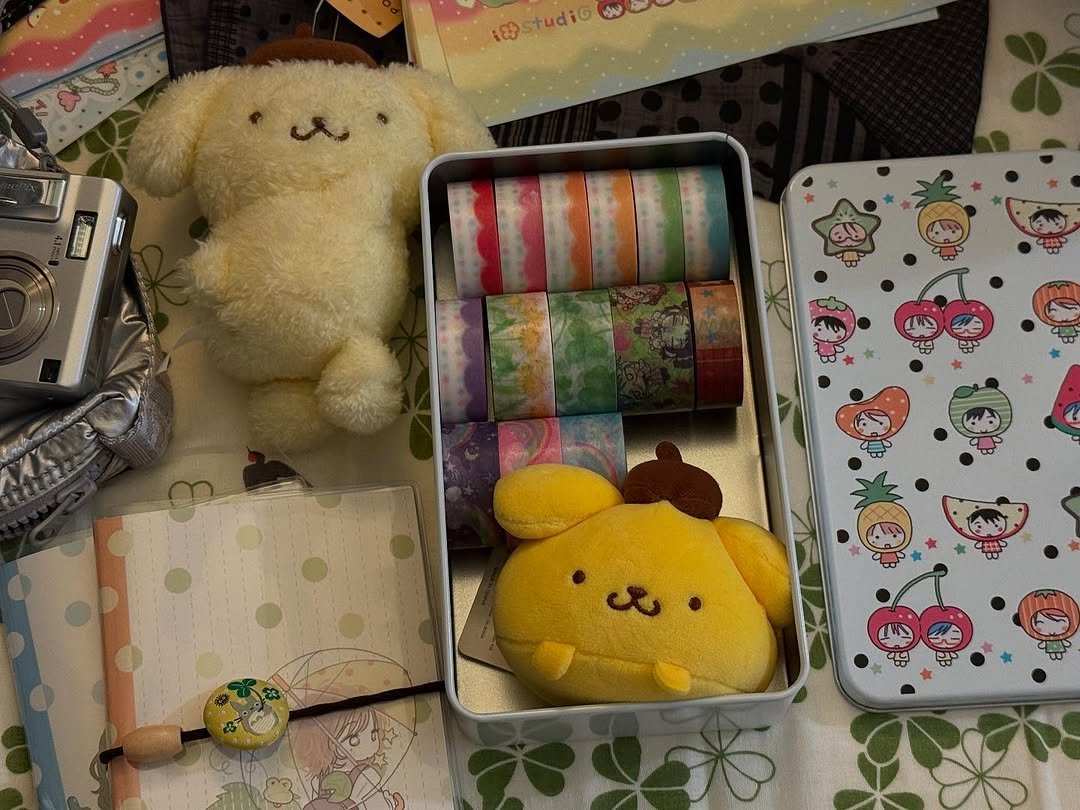 Photo shared by 아이오스튜디오 ◝✩ on August 03, 2025 tagging @io_studio__. May be an image of binder, pencil case and text.