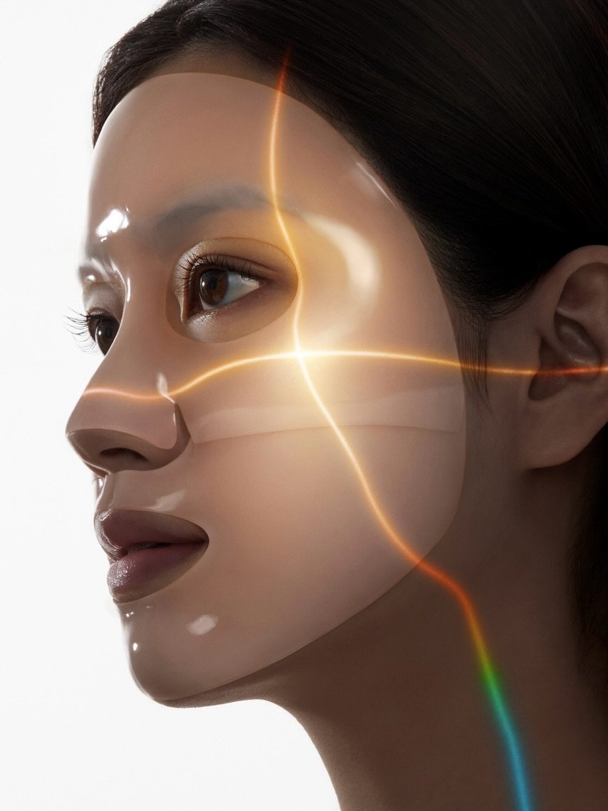 Photo by 아이오페 ɪᴏᴘᴇ on October 23, 2025. May be an image of one or more people, makeup and text.