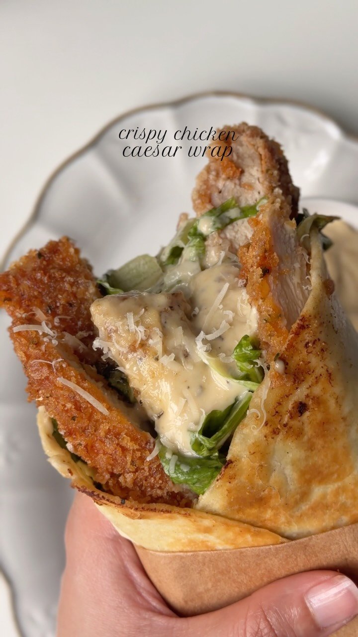 iramsfoodstory 게시물 이미지: Crispy Chicken Caesar wrap 🌯

Ingredients...