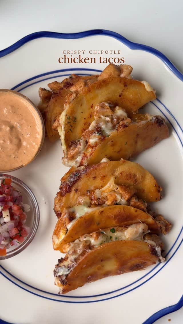 iramsfoodstory 게시물 이미지: Crispy Chipotle Chicken Tacos 🌮 

Servings:...