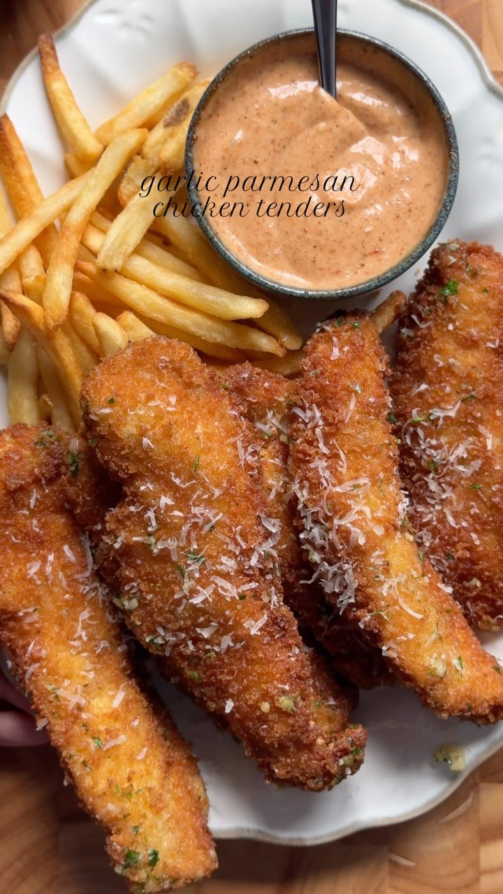 iramsfoodstory 게시물 이미지: Crispy Garlic Parmesan Chicken tenders with...