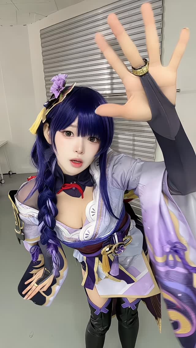 iroiro_0000 게시물 이미지: おつかれ~💜

#cosplay #raidenshogungenshinimpact...