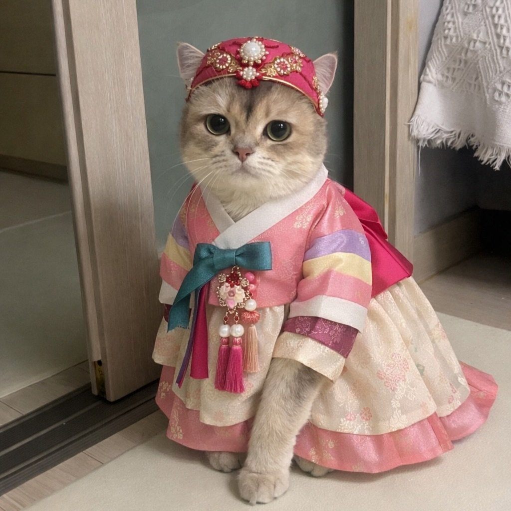 Photo by RUDA 루다ㅣ초미묘 고양이 on February 16, 2026. May be an image of kitten, Abyssinian cat and text.