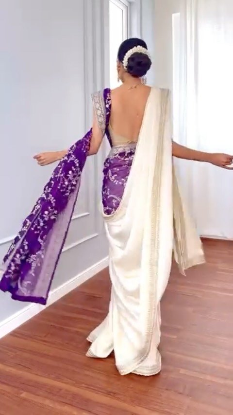 ishaborah 게시물 이미지: Saree with dupatta drape! 🎀
2 quick drapes...