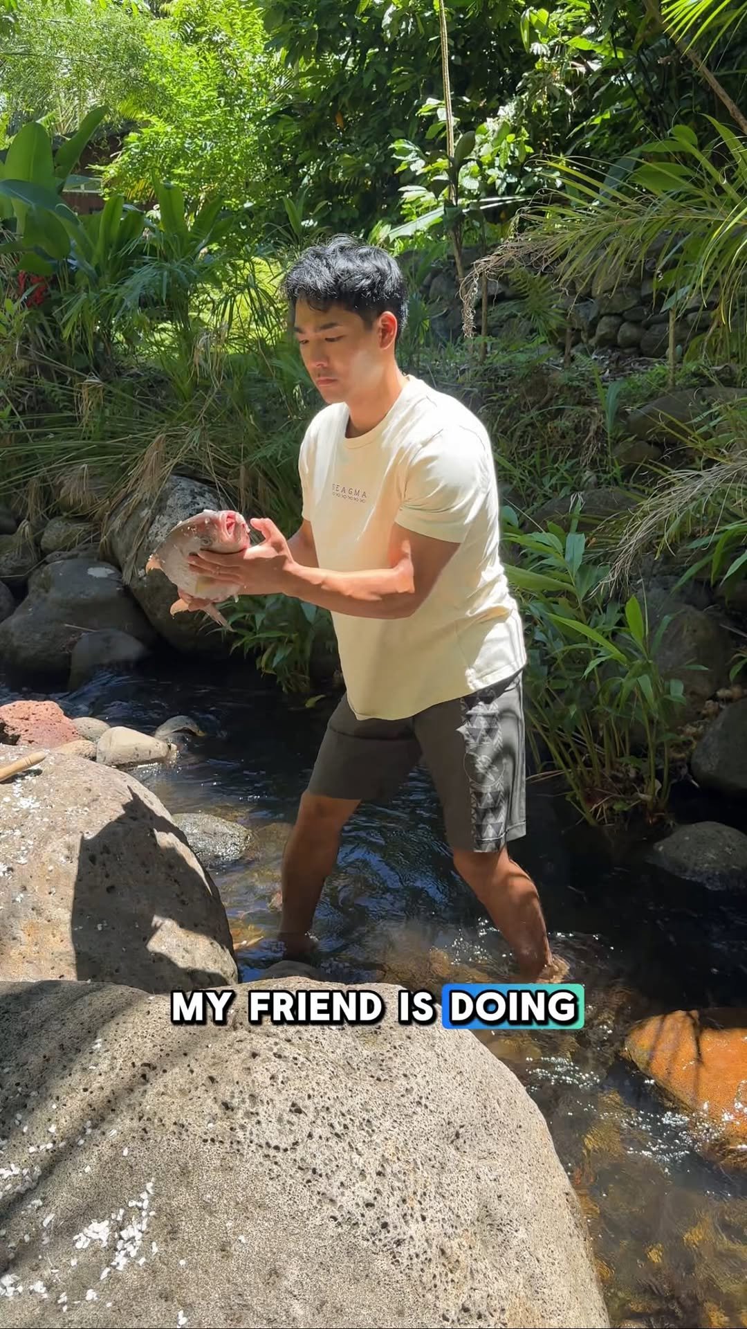 islandcatchandcook 게시물 이미지: Kahala (amberjack) ceviche with Yuda for his...