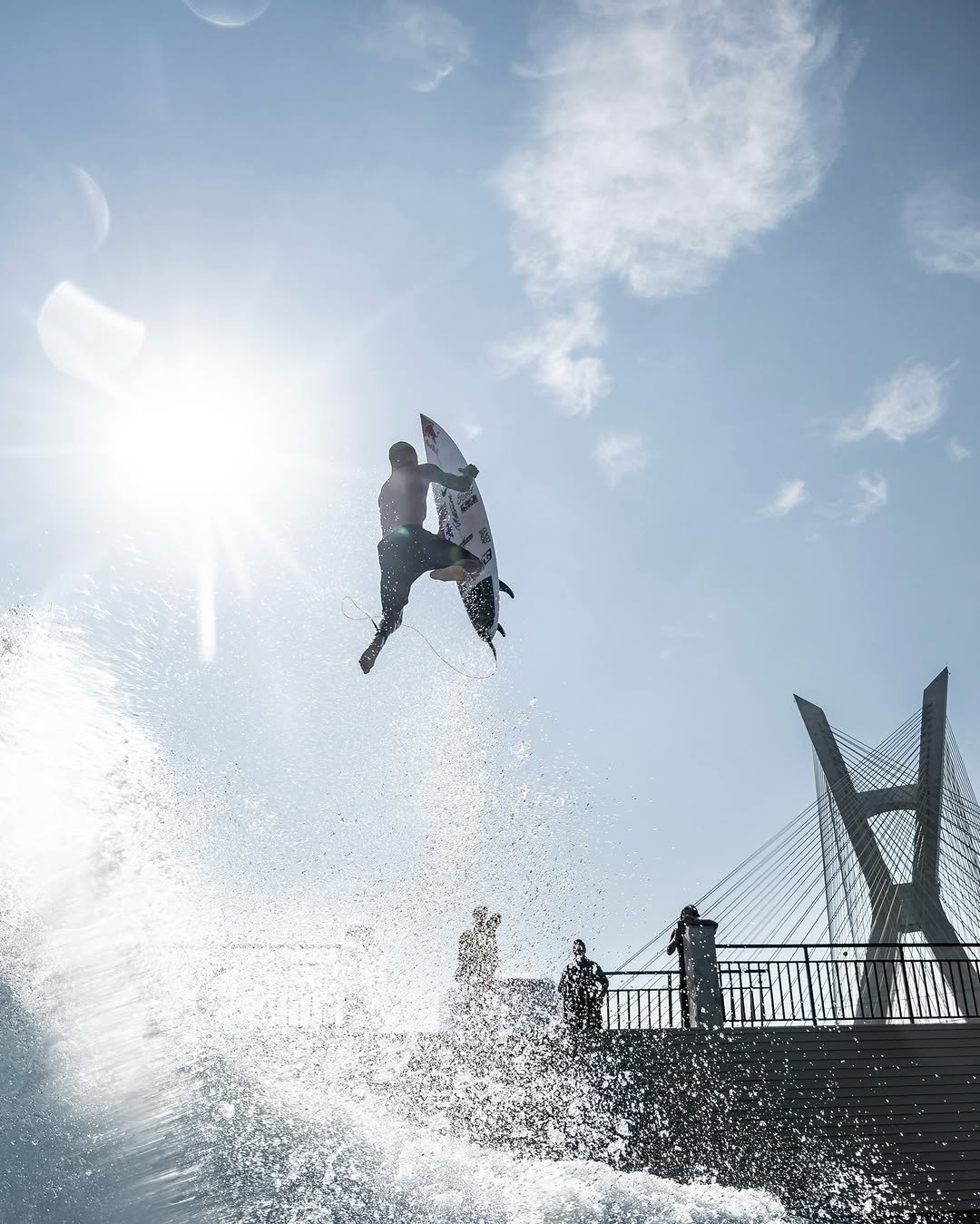 Photo by Italo Ferreira on December 31, 2025. May be an image of skydiving, jet ski, wetsuit, kite, ski and text.