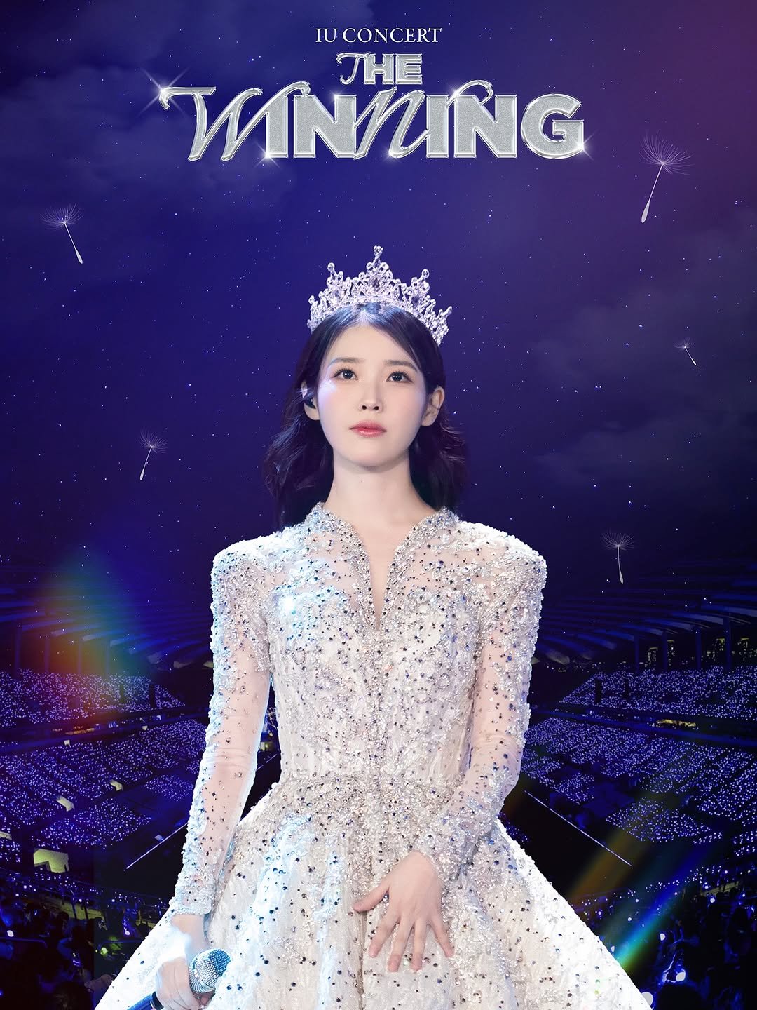 Photo shared by 아이유(IU) on February 13, 2026 tagging @dlwlrma. May be an image of poster and text that says 'IUCONCERT JHE TNANG'.