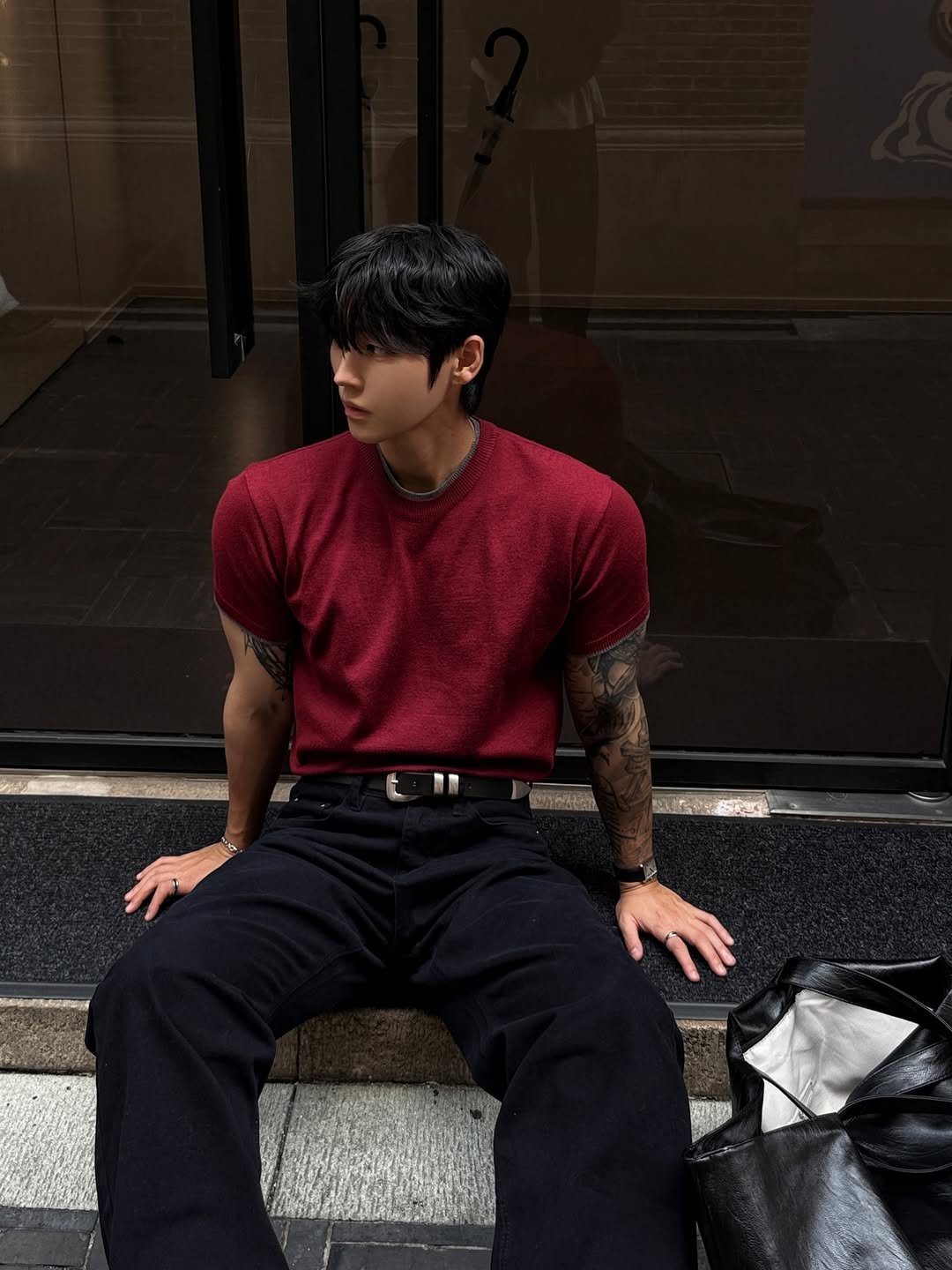 iyen.hyun 게시물 이미지: 이옌 베스트 레이어드 니트🖤♥️