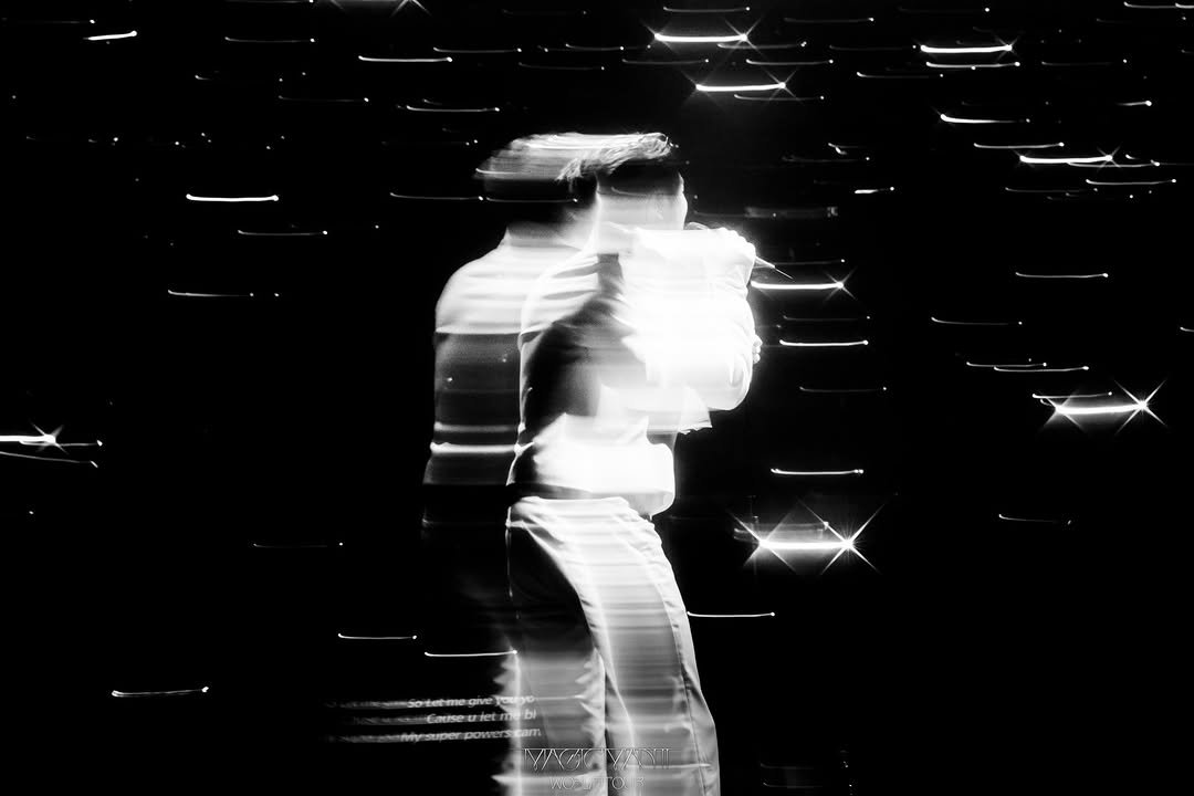 Photo by Jackson Wang on April 20, 2026. May be a black-and-white image of text.