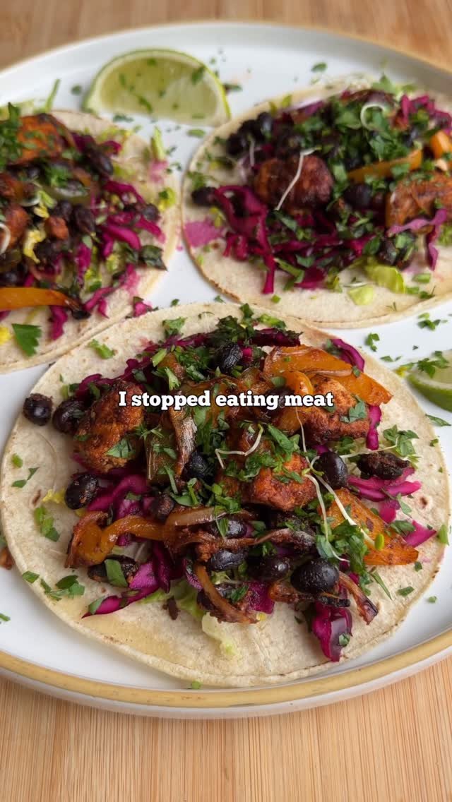 jacobking 게시물 이미지: baked black bean + tofu tacos recipe from my...