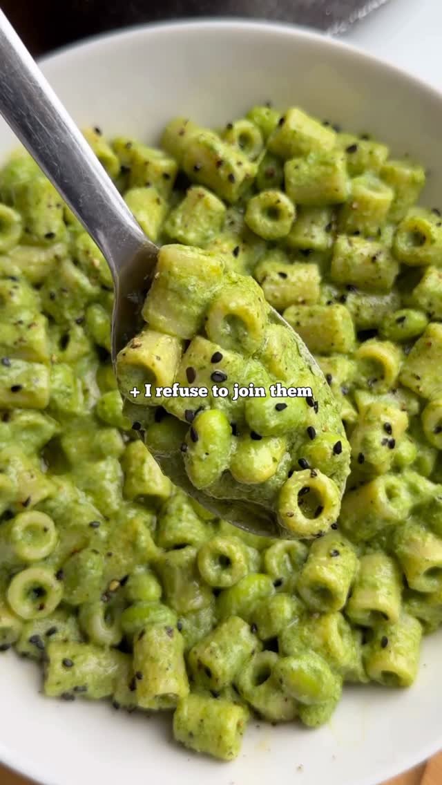 jacobking 게시물 이미지: Green edamame pasta 🌱 recipe from page 36 of...