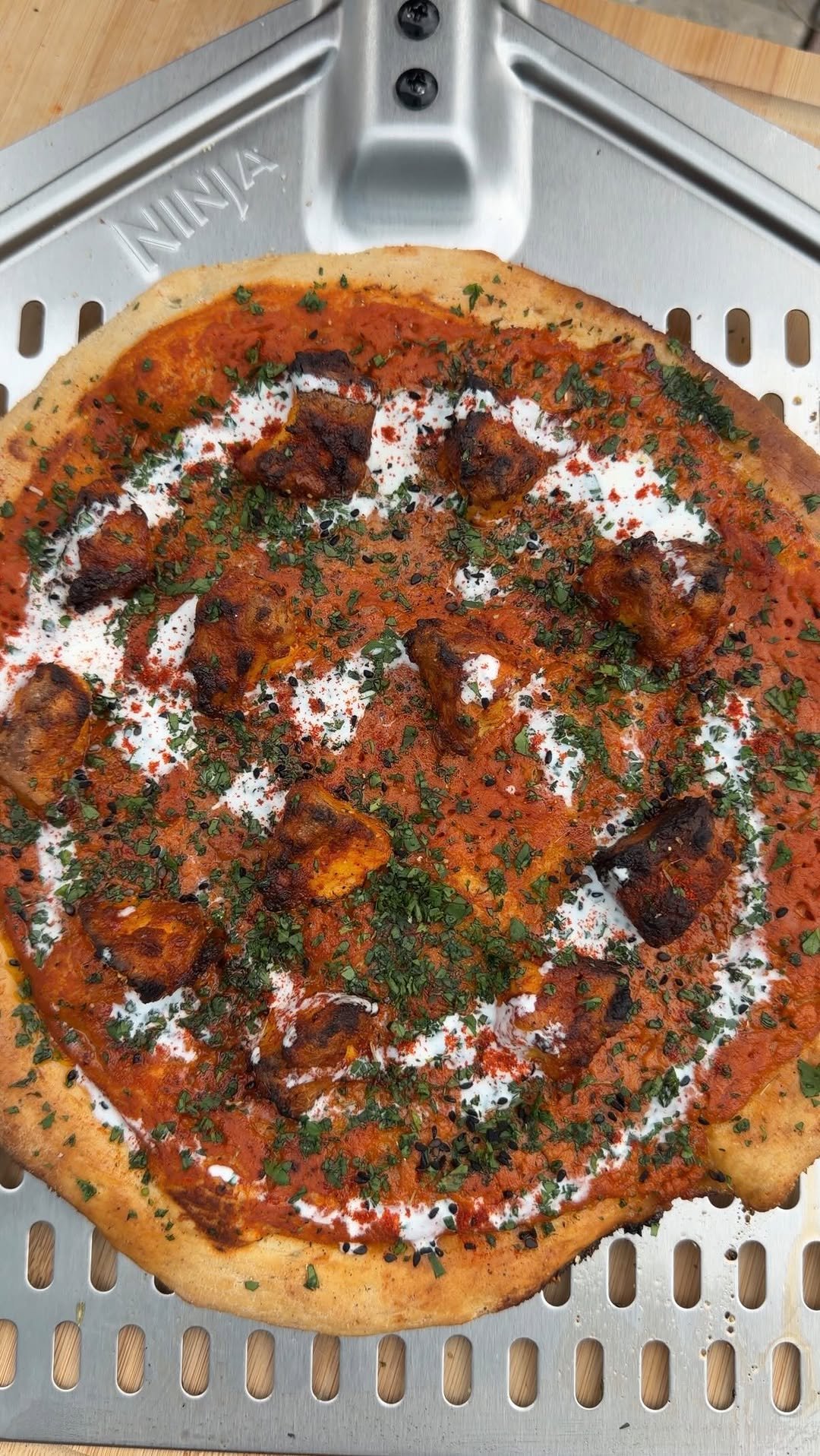 jacobking 게시물 이미지: BUTTER CHICK’N PIZZA 🍕 w/ @ninjakitchenuk 🤝🏾...
