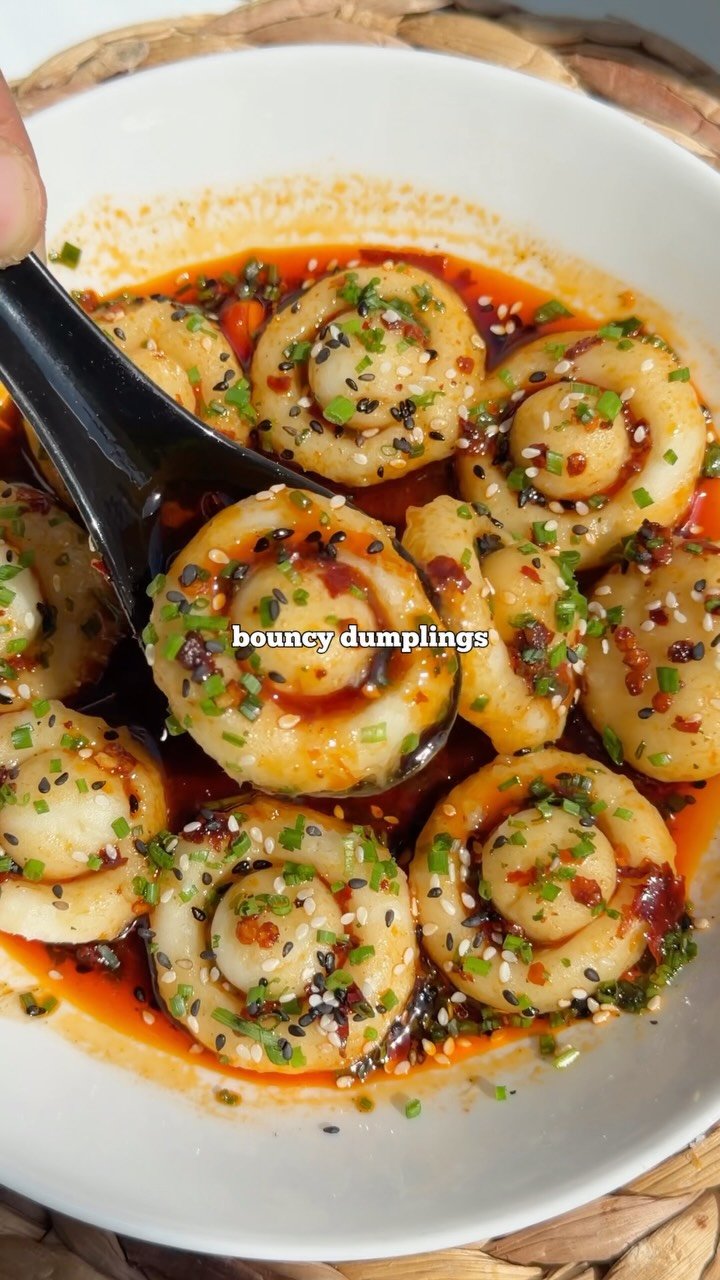 jacobking 게시물 이미지: 1 ingredient cassava dumpling 🥟 written recipe...