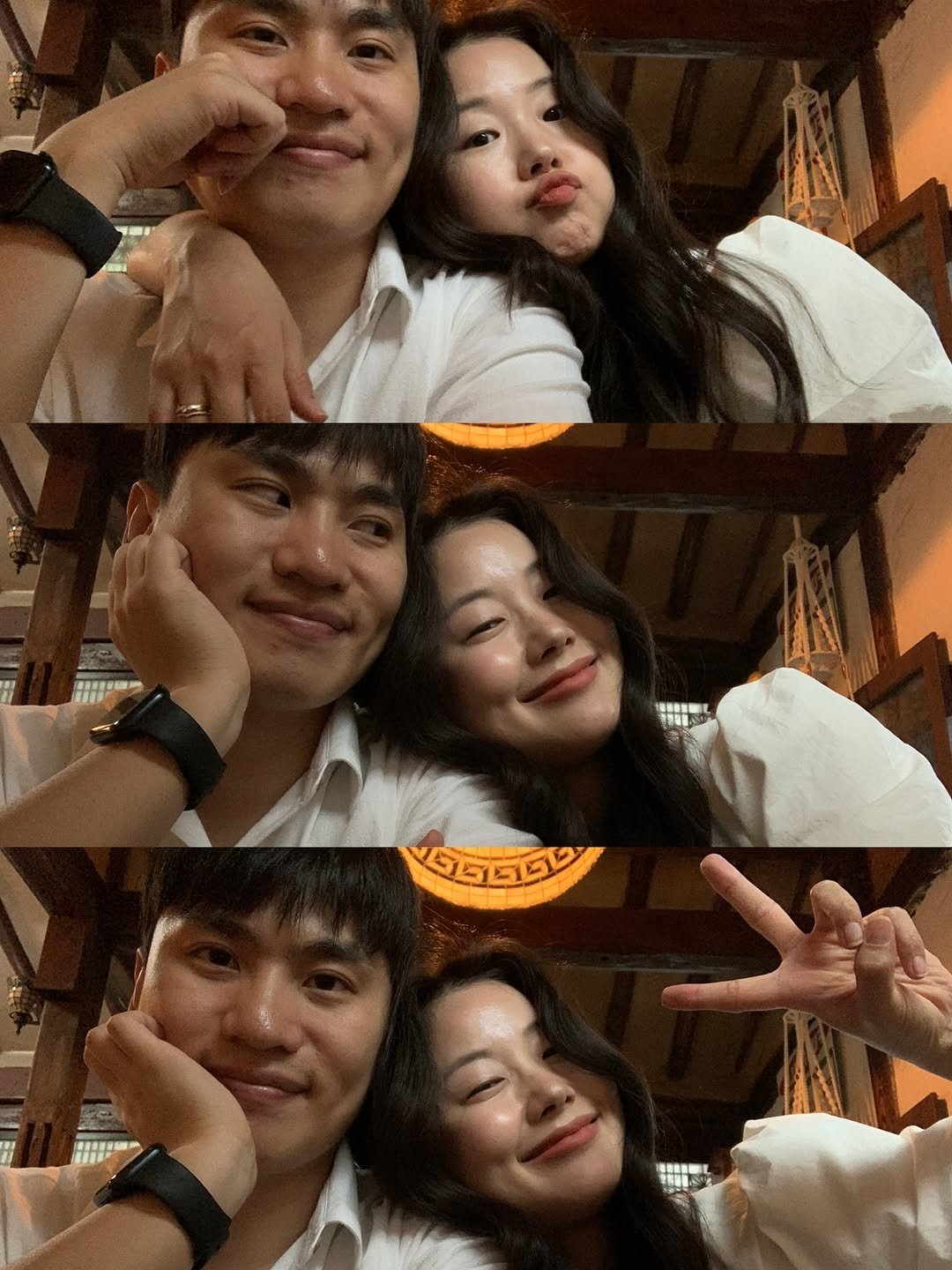 Photo shared by 지훤 on July 14, 2025 tagging @jaehhhhhhhhhh. May be a selfie of 7 people and text.