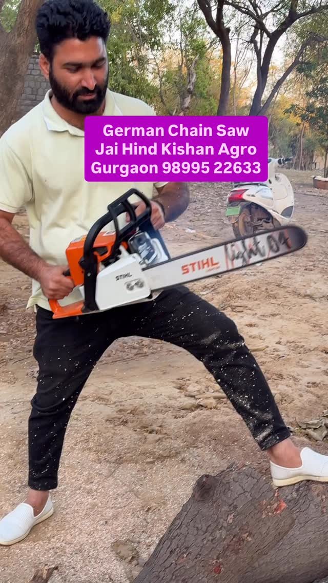 jaihindagriculture 게시물 이미지: दुनिया की सबसे ताकतवर जर्मनी की Chain Saw