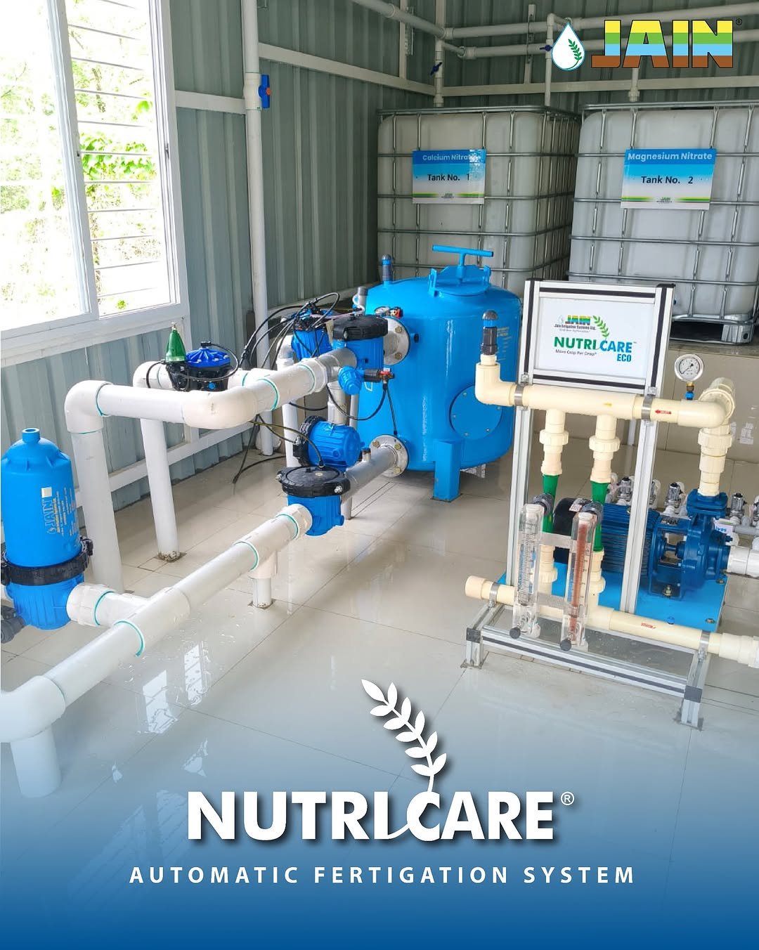 Photo by Jain Irrigation Systems Ltd. on December 02, 2025. May be an image of water heater and text.