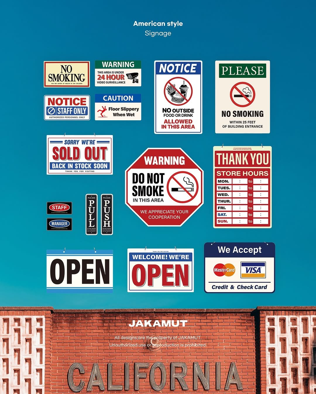 jakamut_origine 게시물 이미지: ✅ American Style Signage
⠀
미국 감성의 아메리칸 스타일...