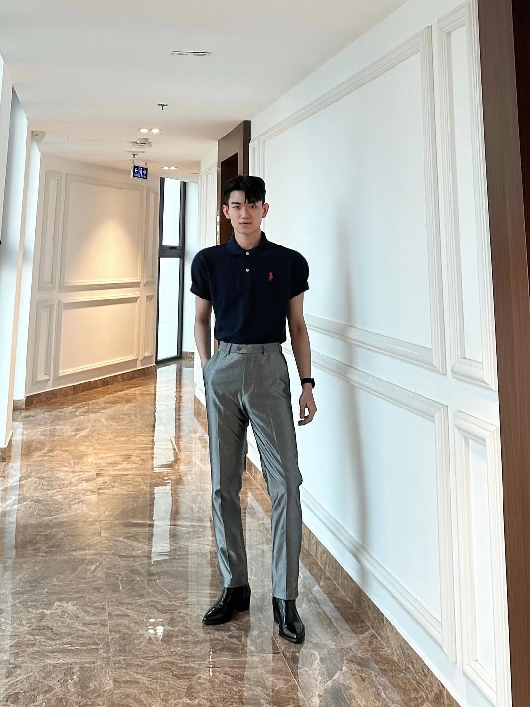 Photo by Trần Võ Nhật Kiên on February 28, 2026. May be an image of indoors, hallway and text.