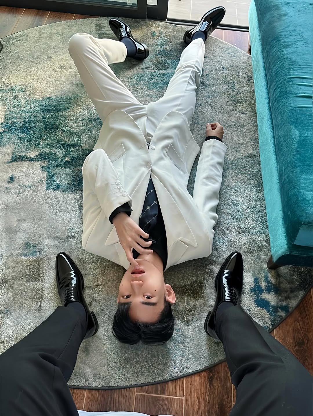 Photo by Trần Võ Nhật Kiên on February 26, 2026. May be an image of bolo tie, dinner jacket and text.