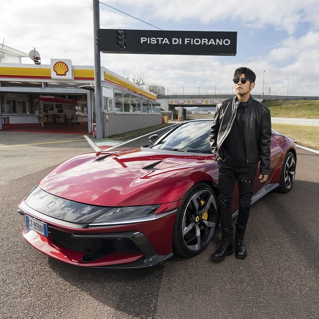 Photo shared by Ferrari on January 17, 2025 tagging @jaychou.