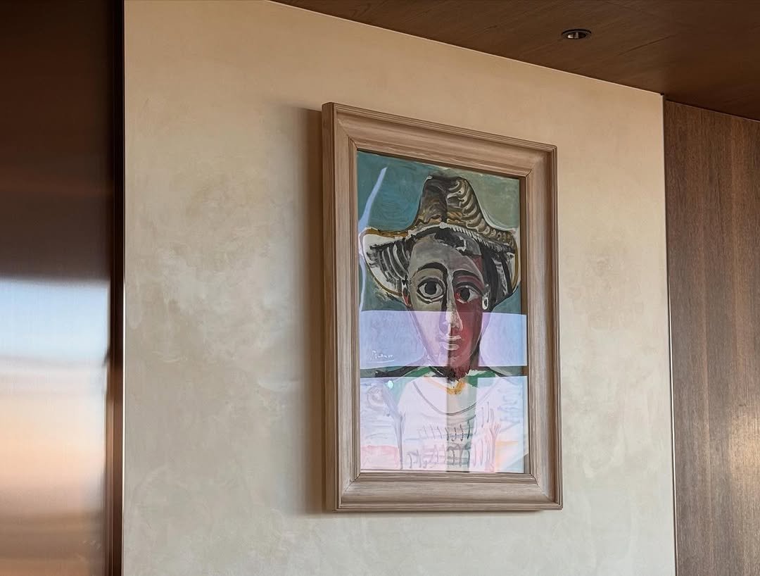 Photo by Jay Chou 周杰倫 on September 25, 2025. May be an image of picture frame, indoors and text.