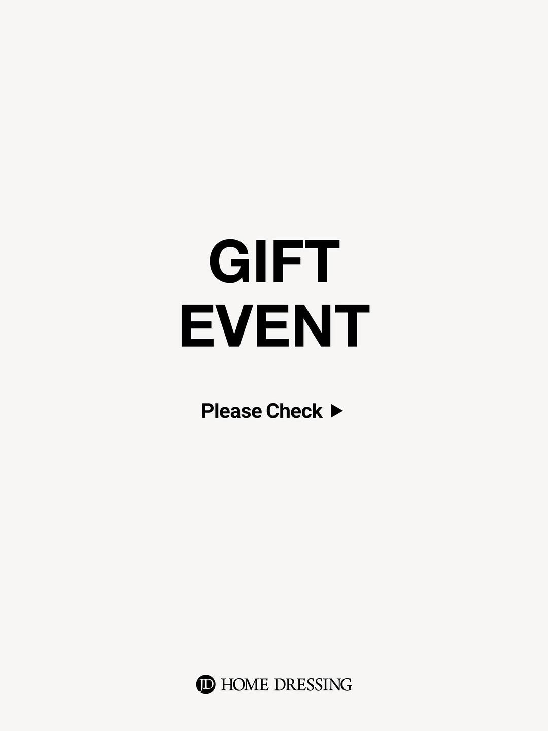 Photo by 제이디홈드레싱 | JD홈드레싱 on December 31, 2025. May be an image of hamper, card, poster, magazine and text that says 'GIFT EVENT PleaseCheck Please Check HOME DRESSING'.