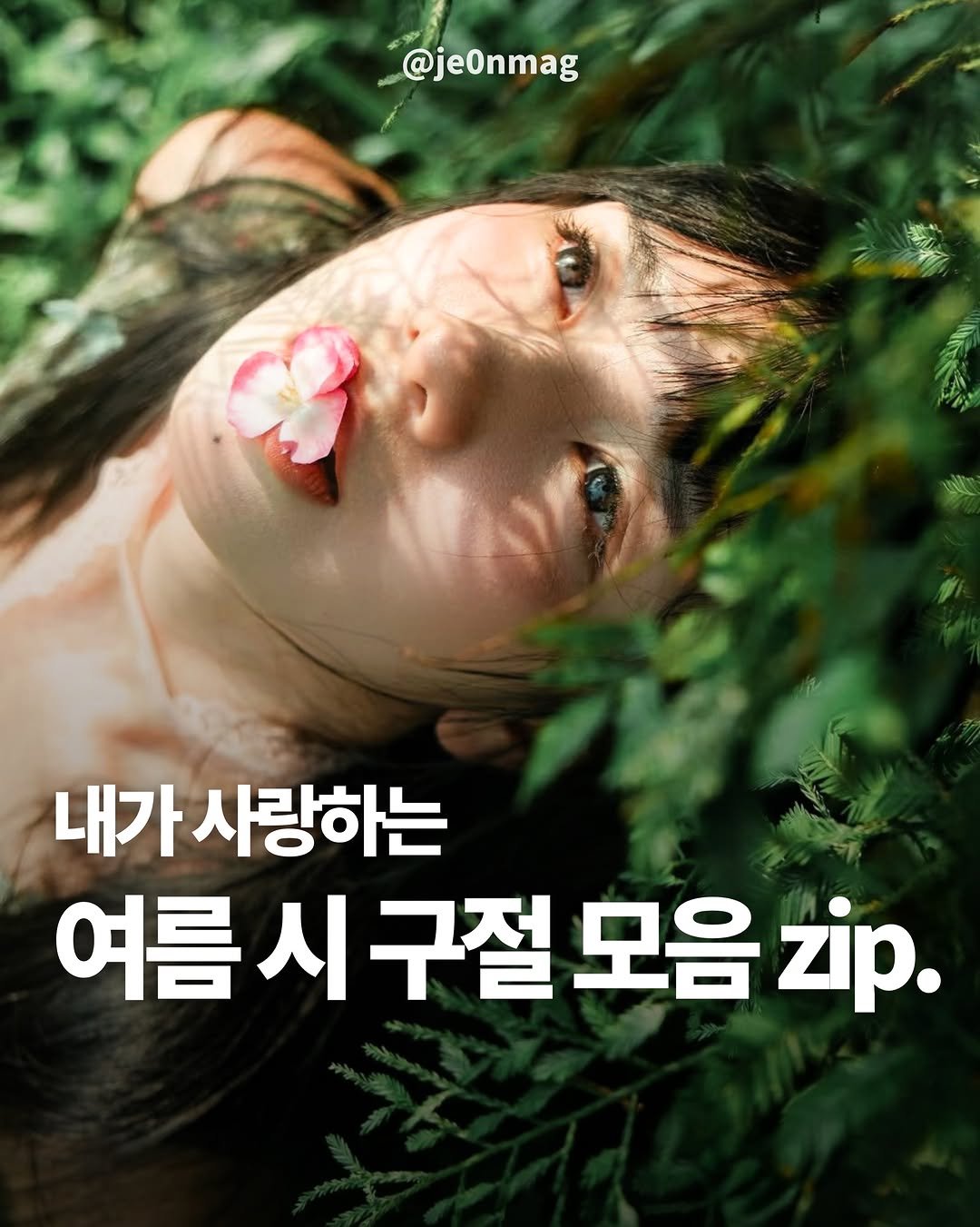 je0nmag 게시물 이미지: 여름에~서 누가 돌아왔~~게~?

내가 사랑하는 여름 시 구절 모음집!!