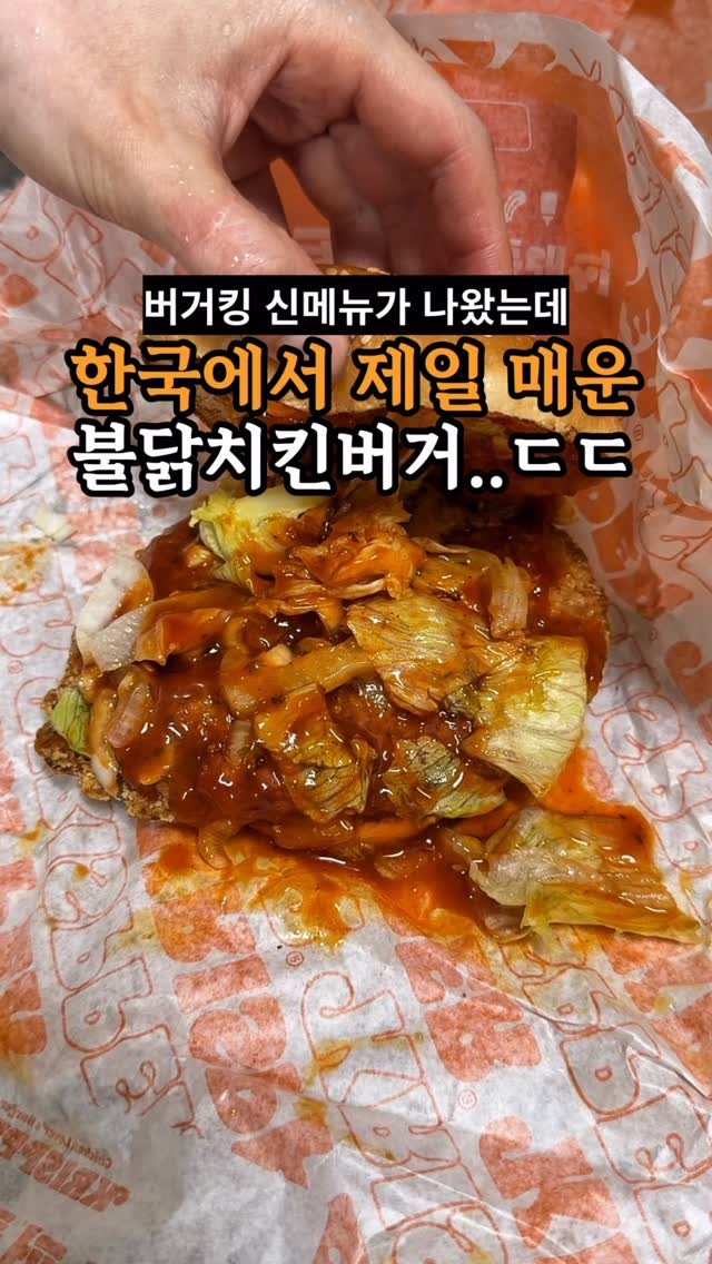 je_ju_man 게시물 이미지: 📍 오늘 한국에서 제일 매운버거 생긴 거 아셨나요?

오늘 버거킹에서 불닭버거랑...