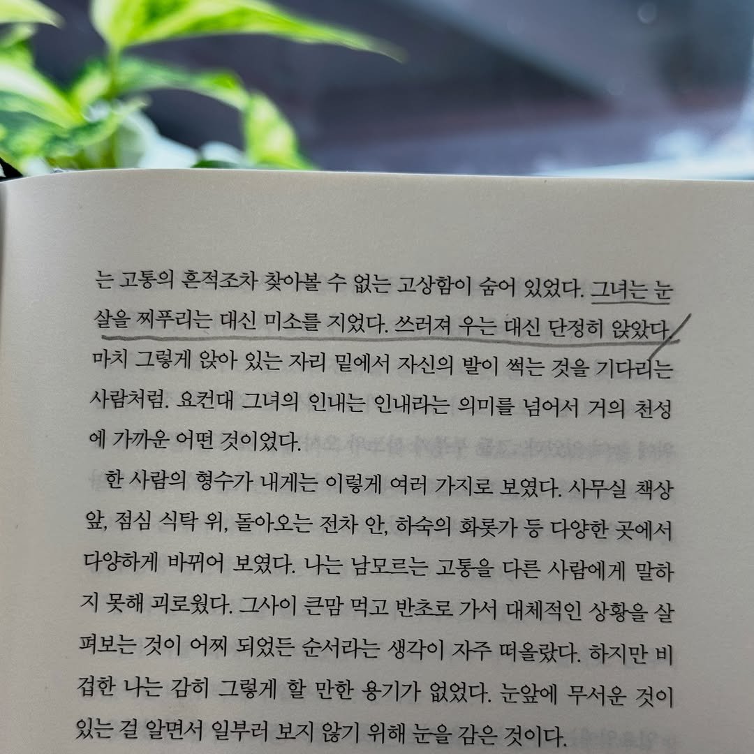 jealousguy_kr 게시물 이미지: 나쓰메 소세키, 『행인』, 나오의 인내심을 묘사한 대목
