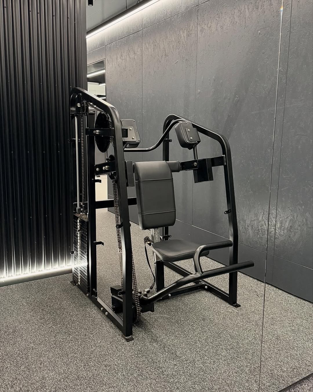 Photo by Jeff Nippard on October 27, 2025. May be an image of rack, treadmill, indoors and text.