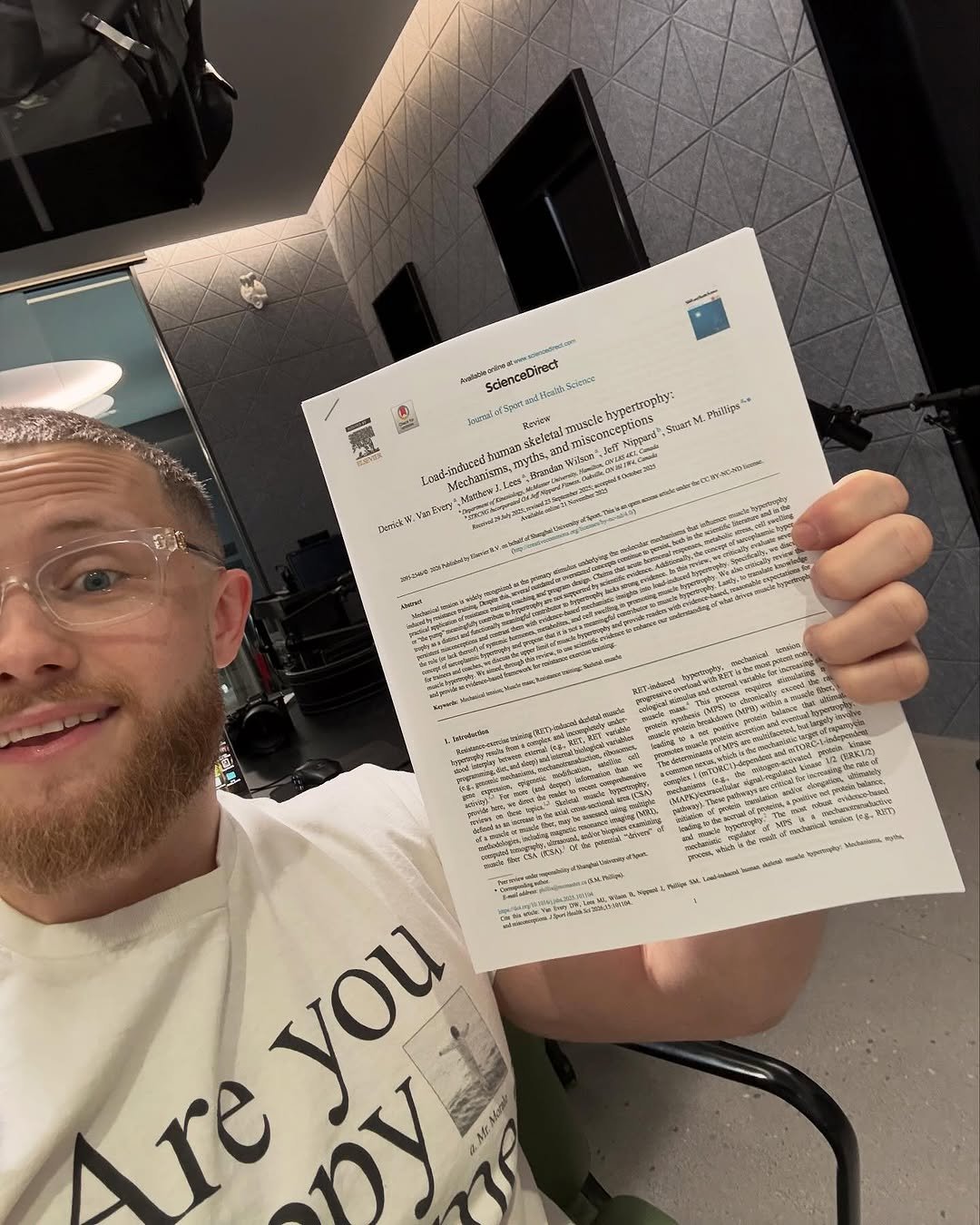 Photo by Jeff Nippard on February 24, 2026. May be an image of poster and text.