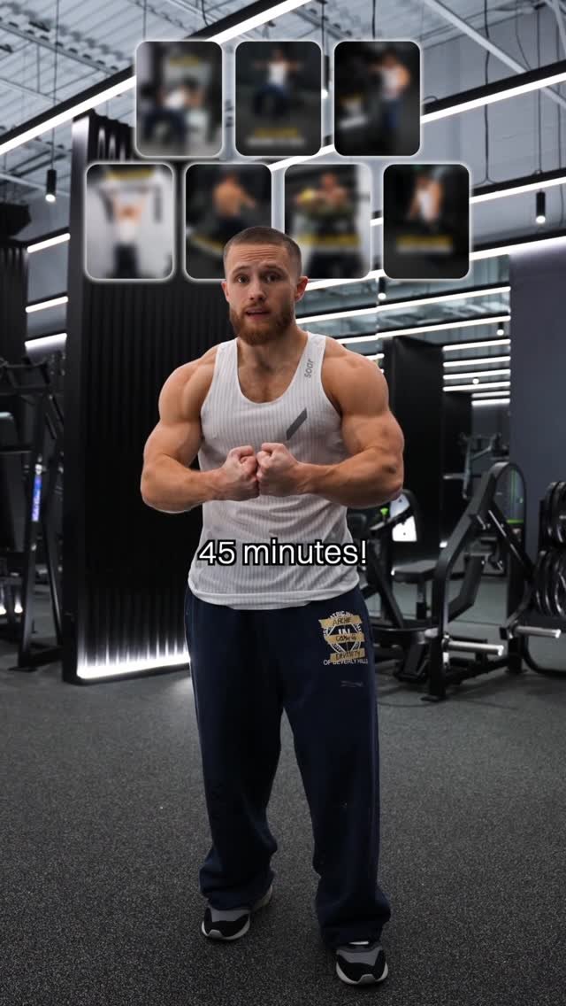 jeffnippard 게시물 이미지: Here’s the 45-minute high intensity upper body...