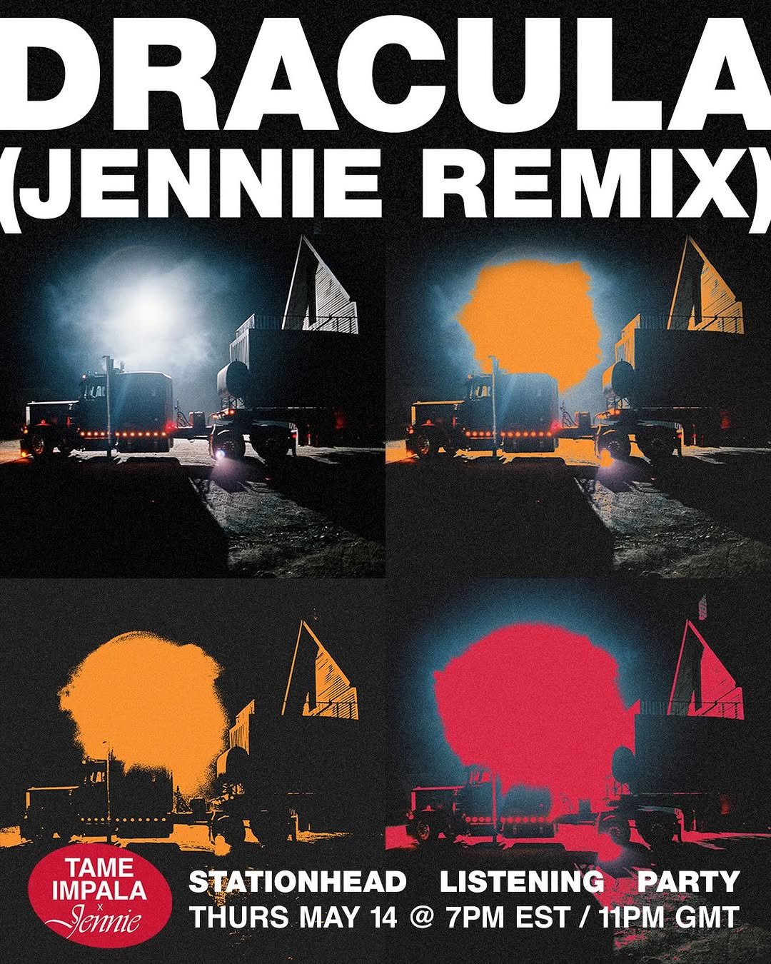 jennie_hq 게시물 이미지: Join us for the Dracula (Remix) fan listening...