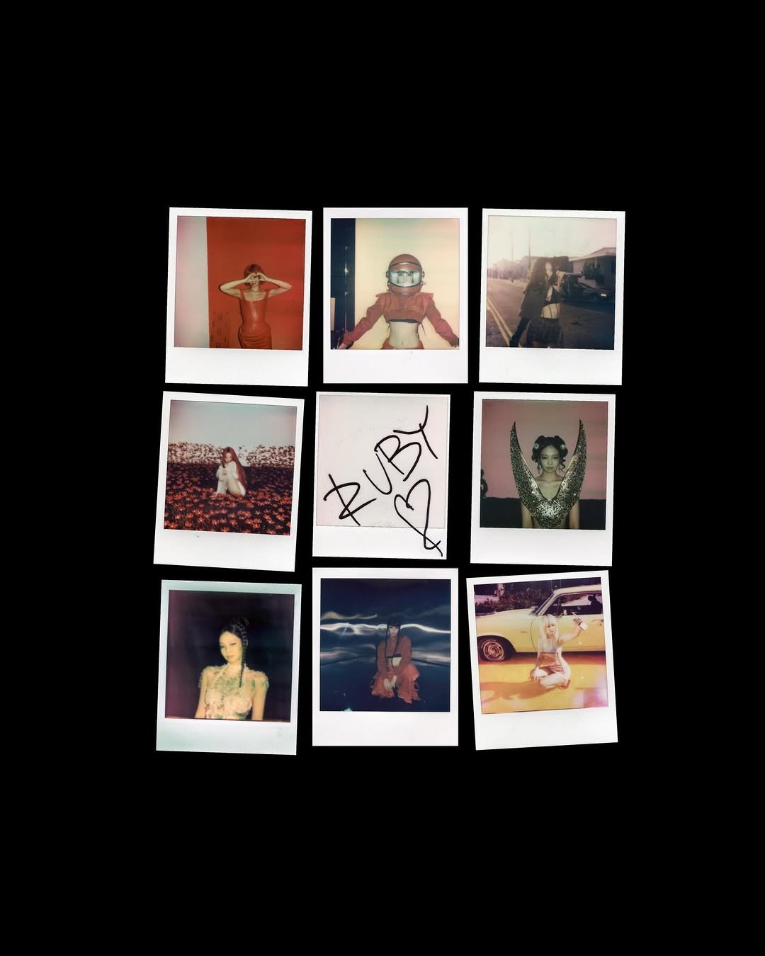 Photo shared by JENNIE HQ on March 06, 2026 tagging @jennierubyjane. May be an image of polaroid, poster and text.