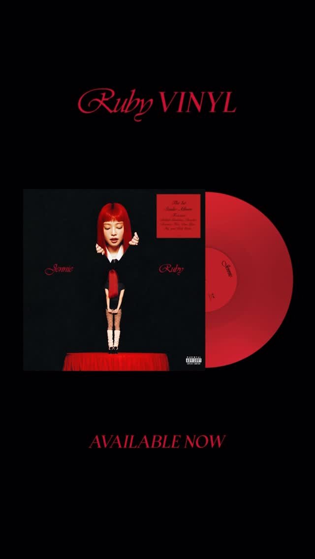 jennie_hq 게시물 이미지: Ruby Vinyl Available Now ♥️

In stores at...