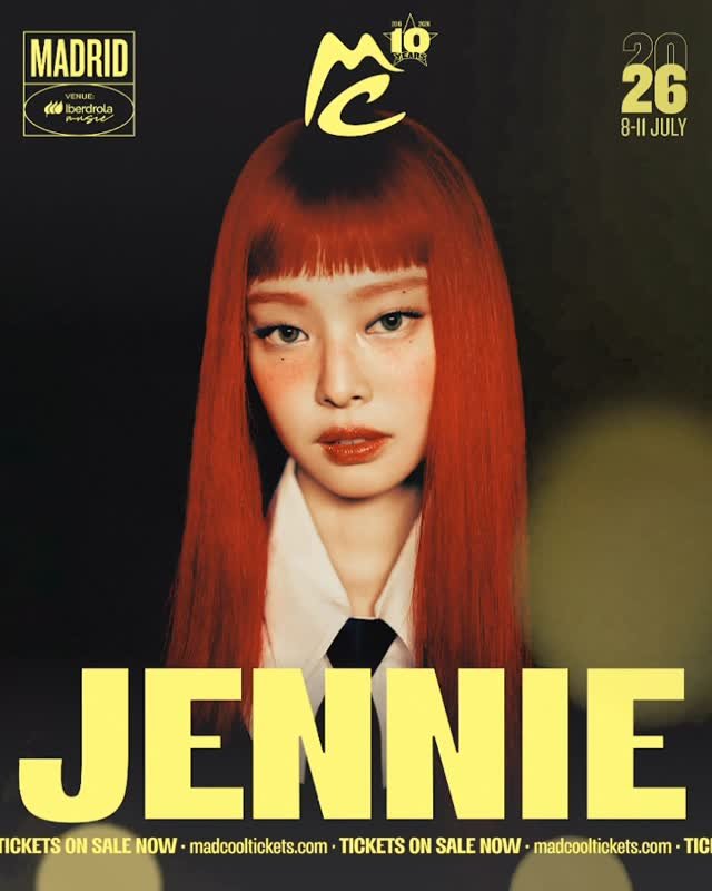 jennie_hq 게시물 이미지: See you in Madrid @madcoolfestival ☀️